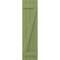 Ekena Millwork Americraft 4-Board (2 Batten) Wood Joined Board-n-Batten Shutters w/ Z-Bar, ARW102BB414X77MGH, PR ARW102BB414X77MGH - alternate 3